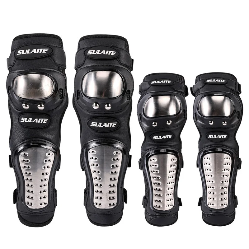 Motorcycle Gear Sale - 4 шт./компл. мотоциклетные наколенники из нержавеющей