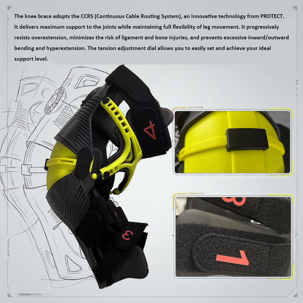 Motorcycle Gear Slipping - Регулируемые наколенники для мотокросса с гелевыми