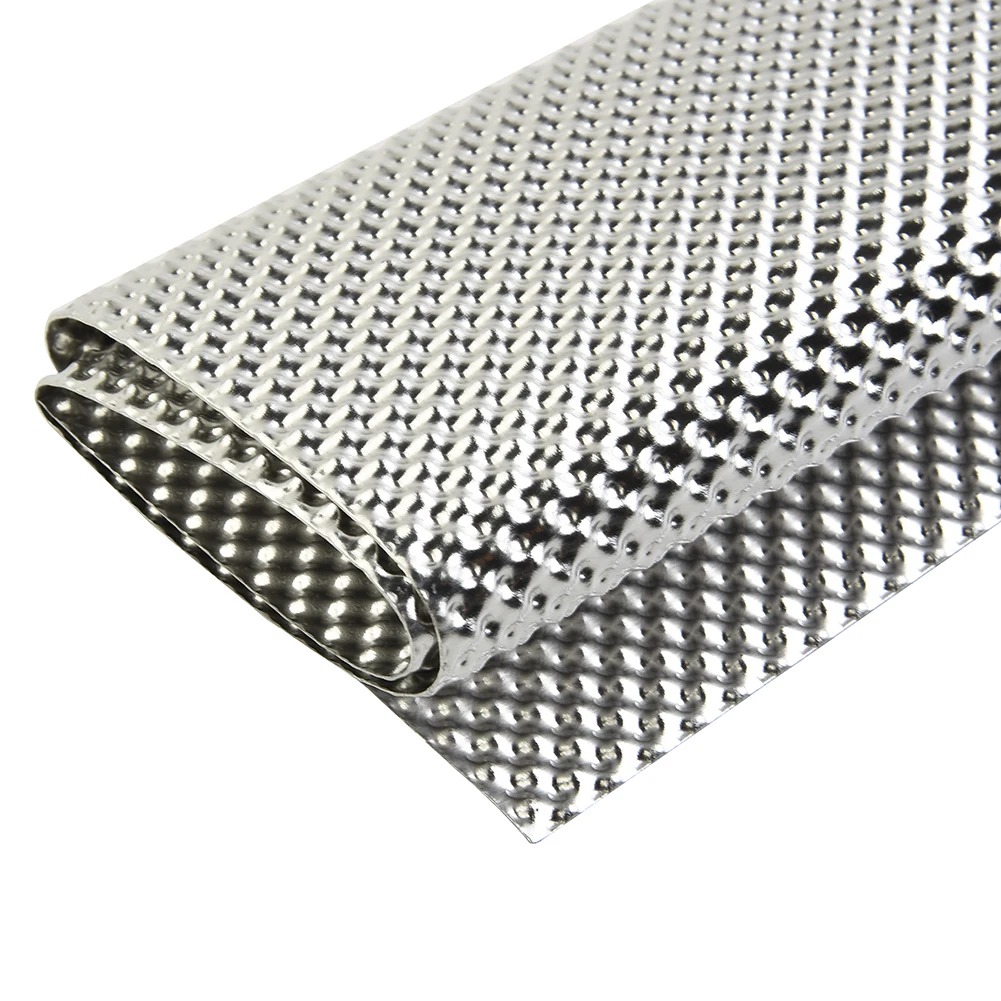 Exhaust Wrap Titanium - Тисненый алюминиевый теплозащитный экран, теплозащитный экран,