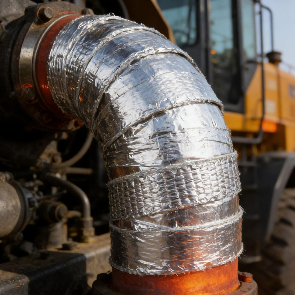 Термолента для выхлопных систе – обзор и цена Exhaust Wrap Titanium