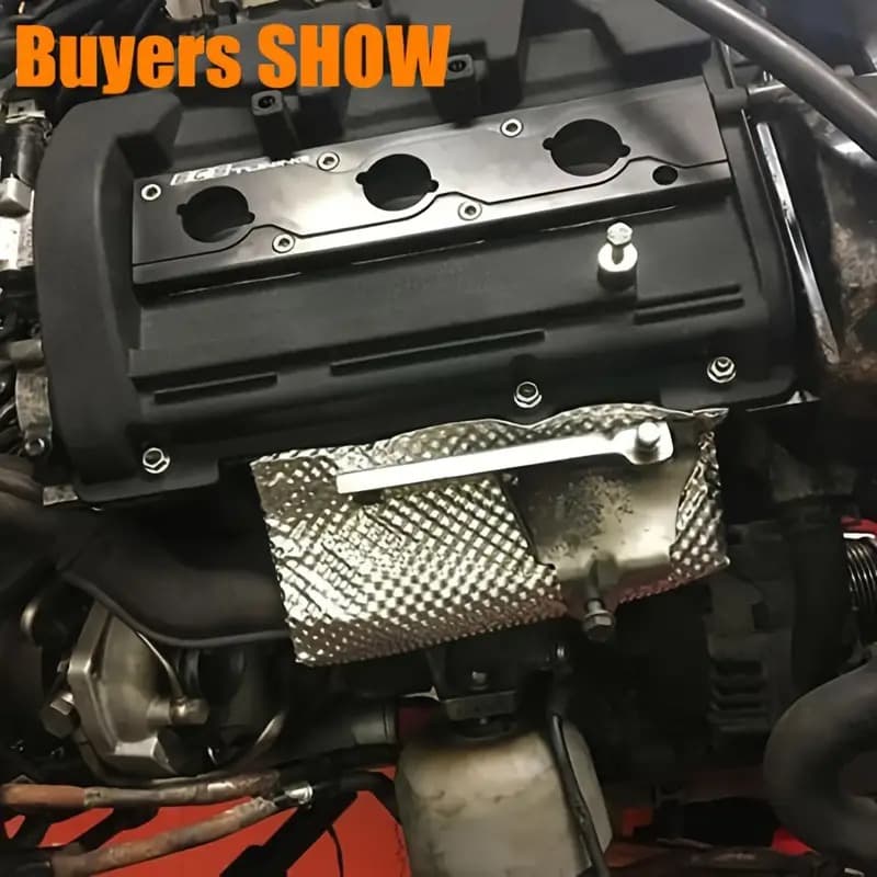 1 шт., автомобильный тисненый  – обзор и цена Exhaust Wrap Titanium