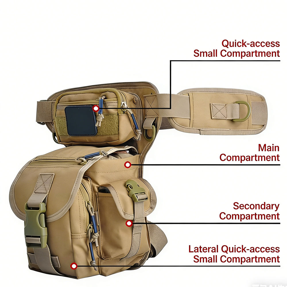 Тактическая сумка на бедро для – обзор и цена Motorcycle Gear Travel Bag