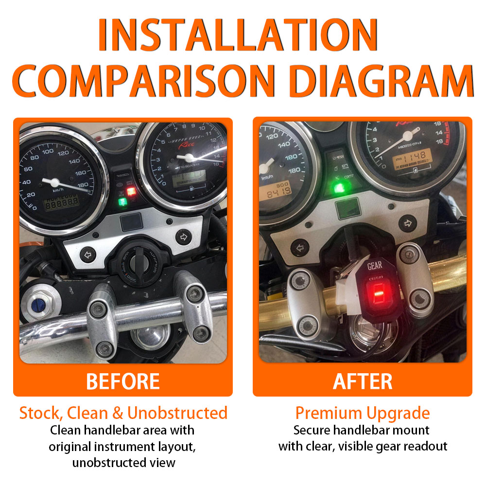 Подходит для универсальных мот – обзор и цена Motorcycle Gear Indicator