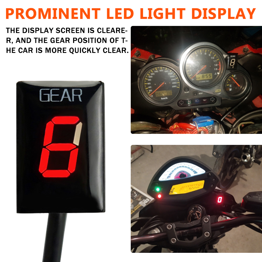 Индикатор дисплея шестерни мот – обзор и цена Motorcycle Gear Indicator