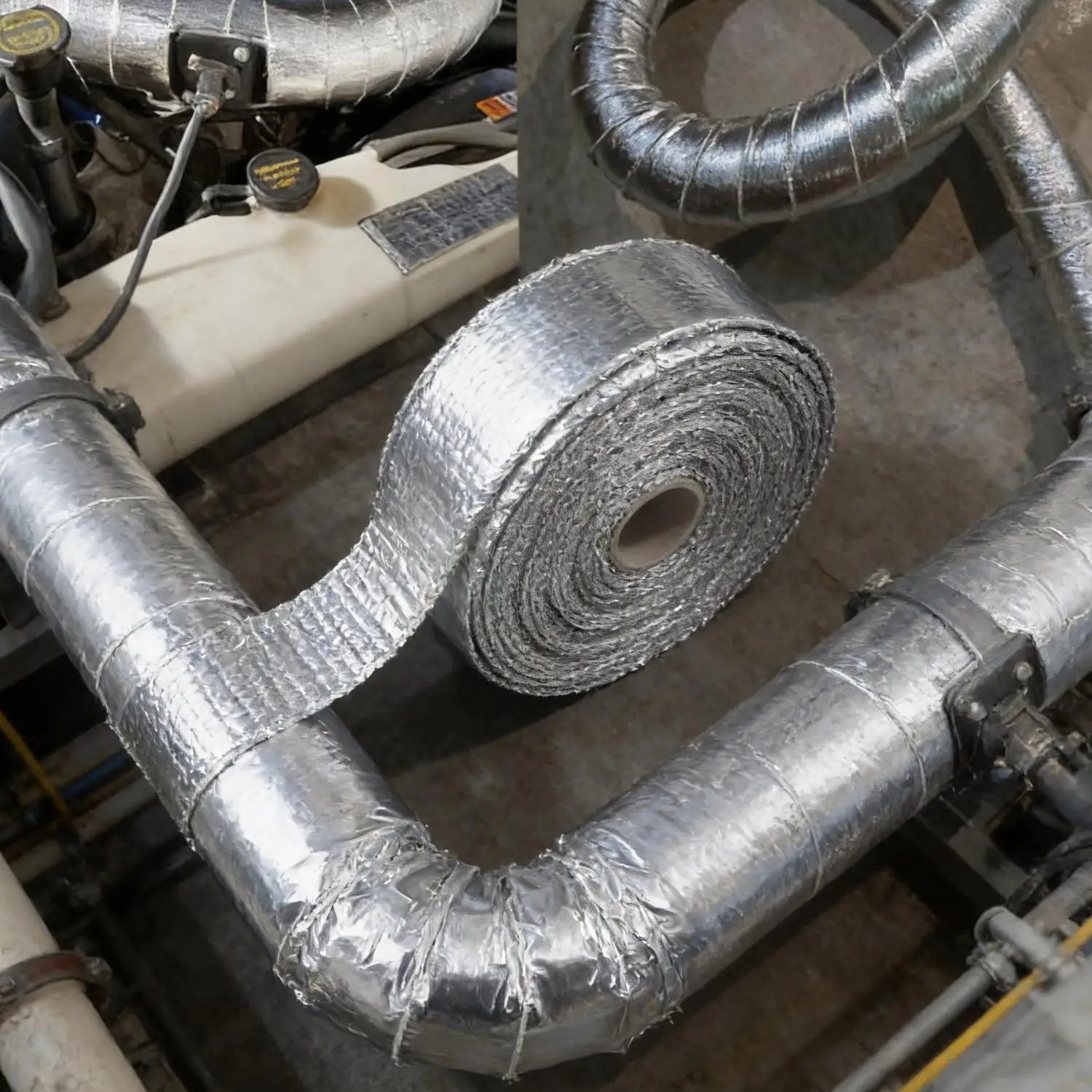 Термолента для глушителя мотоц – обзор и цена Exhaust Wrap Titanium