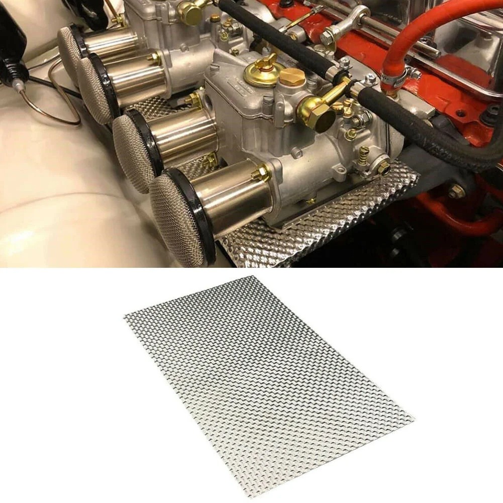 Тисненый алюминиевый теплозащи – обзор и цена Exhaust Wrap Titanium